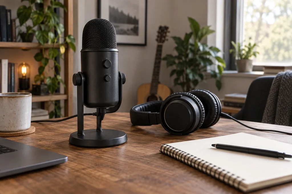 Illustration of mic; generic editorial image, not a named product photograph